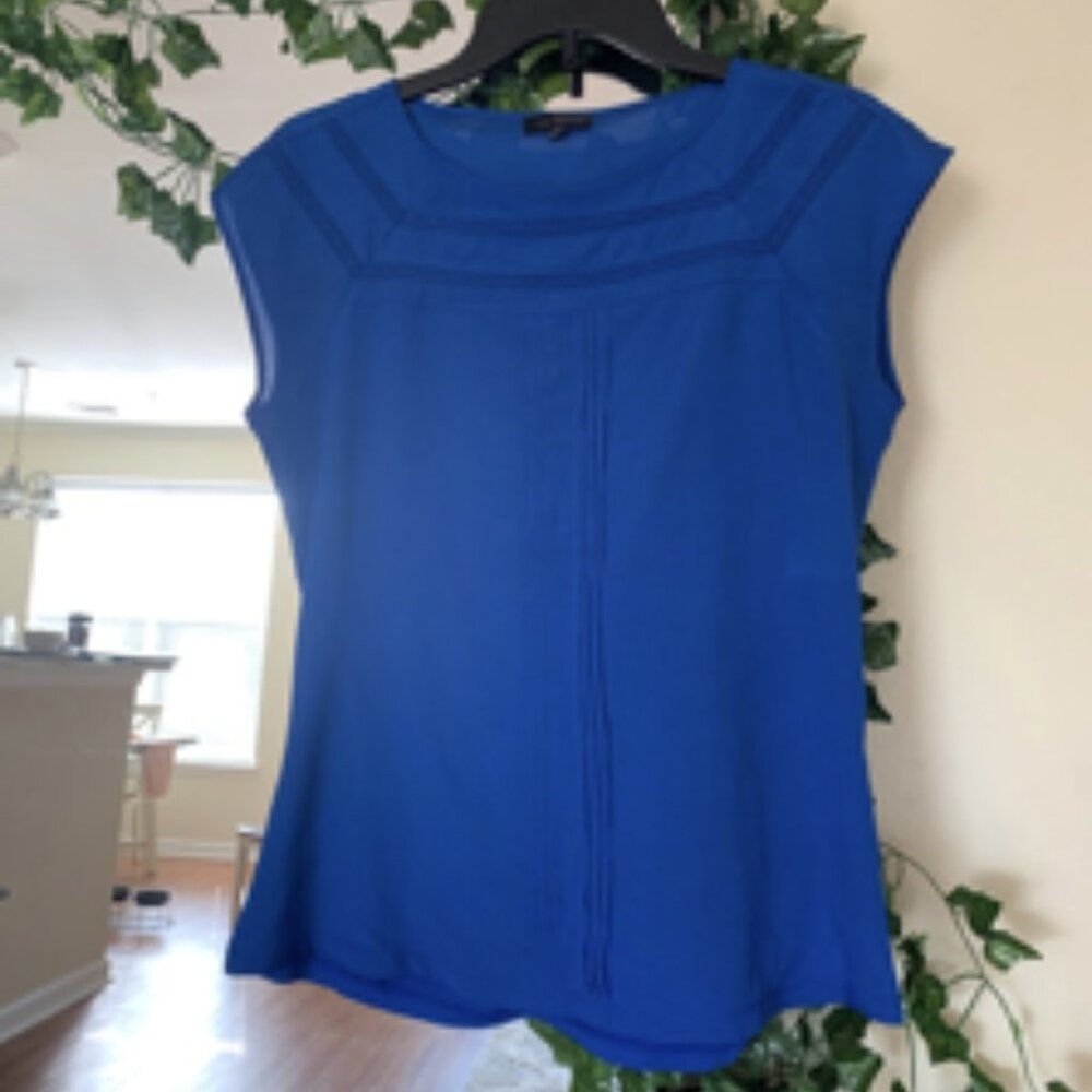 Blue Work Top from The Limited